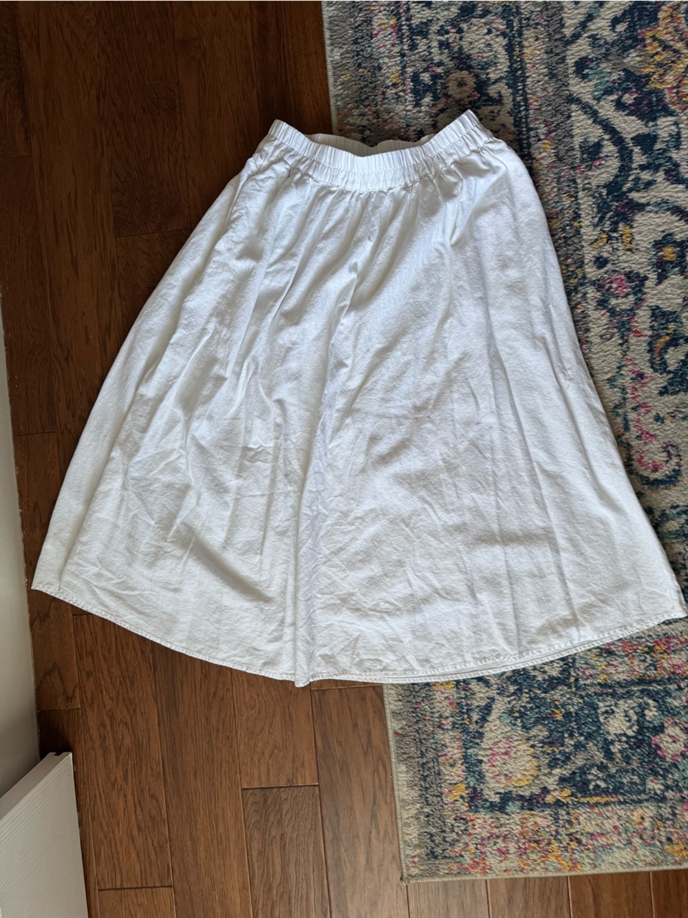 a new day White Elastic Waist Midi Skirt - Picture 5 of 5